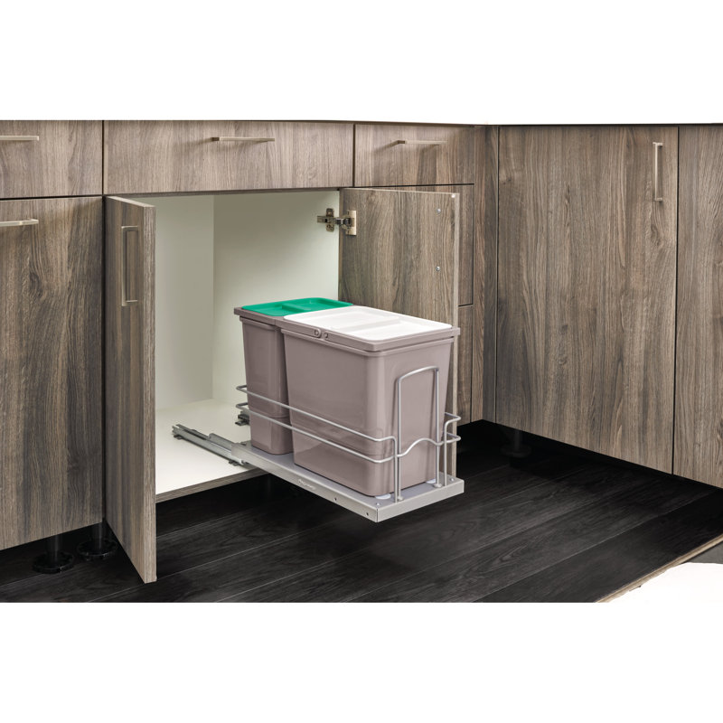 Rev A Shelf Sink Base Pull Out Trash Can Reviews Wayfair