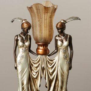 Peacock Maidens Illuminated Figurine
