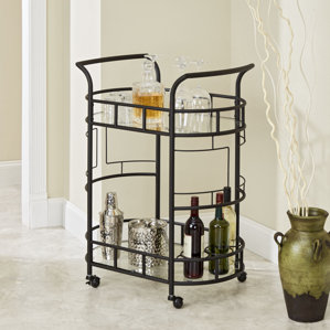 Boswell 2-Tier Bar Cart by Red Barrel ..