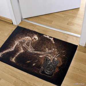 Keitt High Density Double Shot Drop Stitch Carving Rock n Roll Doormat