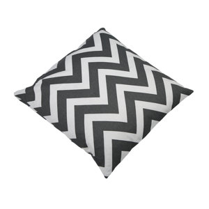 Shreffler Chevron Stripe 100% Cotton Throw Pillow