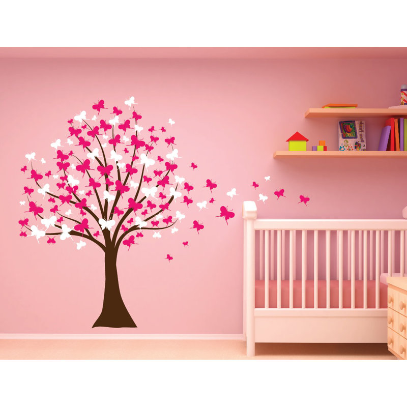 Innovative Stencils Erfly Cherry Blossom Tree Baby Nursery Wall Erfly Cherry Blossom Tree Baby Nursery Wall Decal