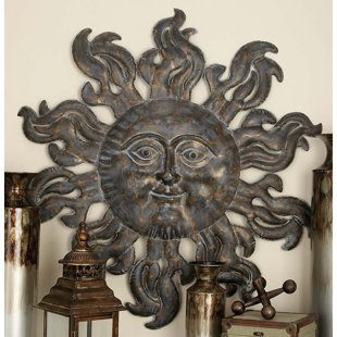 Metal Sun Decor Wayfair Metal Sun Wall Decor