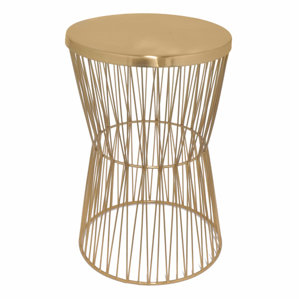 Parra Metal End Table by Varick Gallery