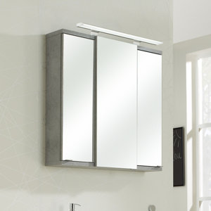 75 x 75 cm Verspiegelter Badschrank Fresh Line G..