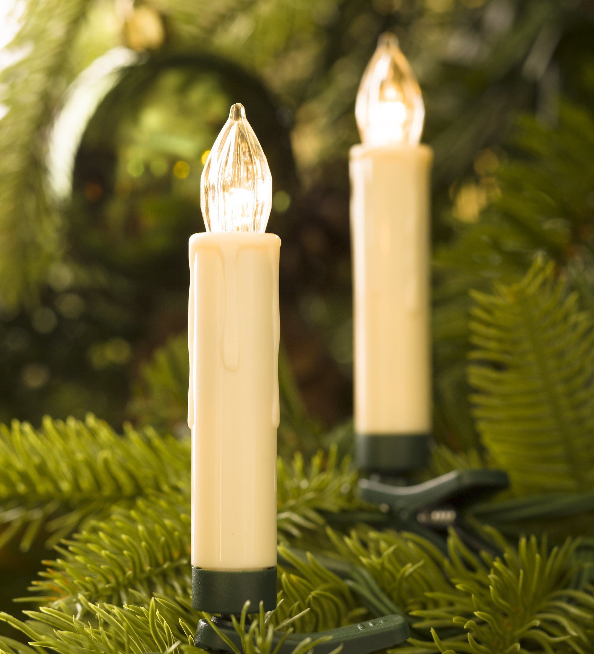 Clip On Christmas Tree Candle Light Clip On Christmas Tree Candle Light