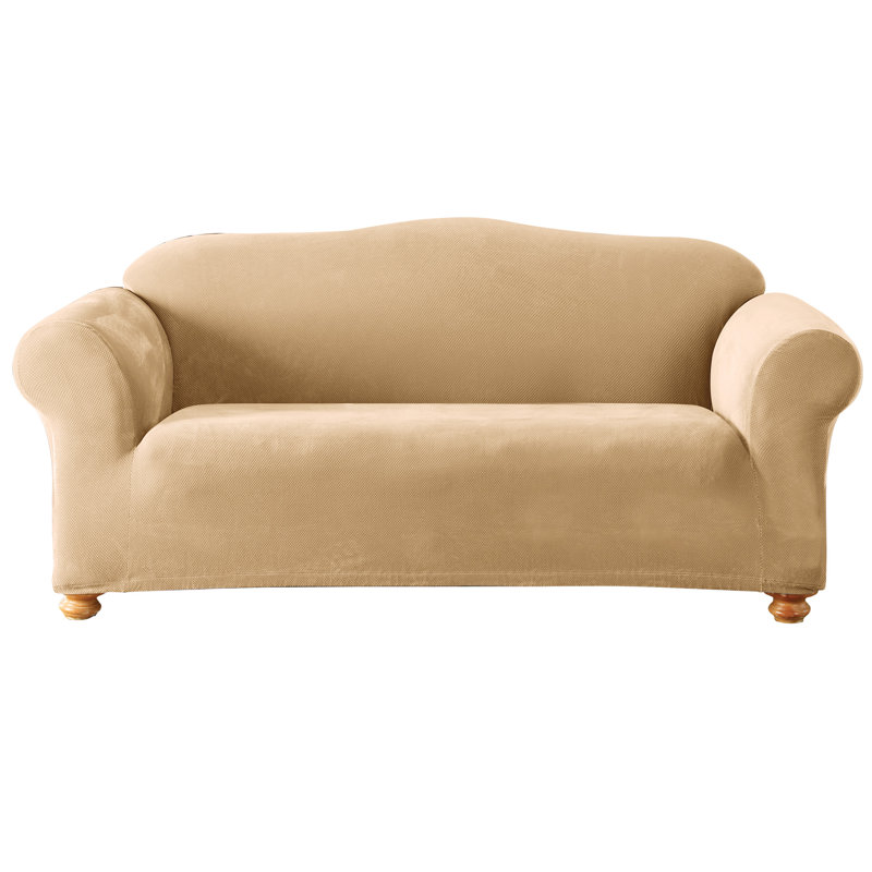 Sure Fit Stretch Pique Box Cushion Sofa Slipcover & Reviews Wayfair