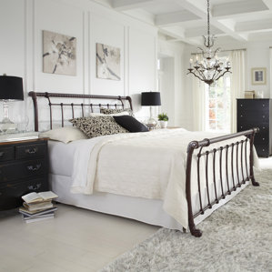 Abell California King Sleigh Bed by Three Posts