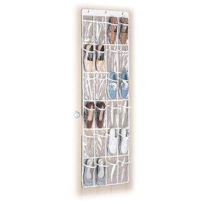 24-Pocket 12 Pair Overdoor Shoe Organizer