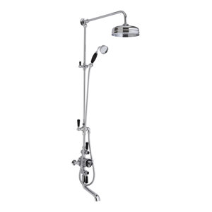 Dreigriff Thermostat-Duscharmatur Aufputz Topaz ..