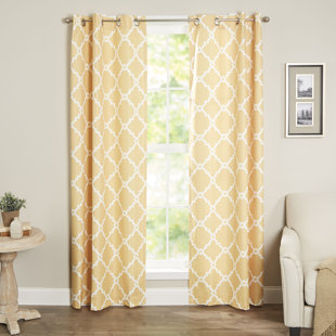 yellow gold curtains drapes