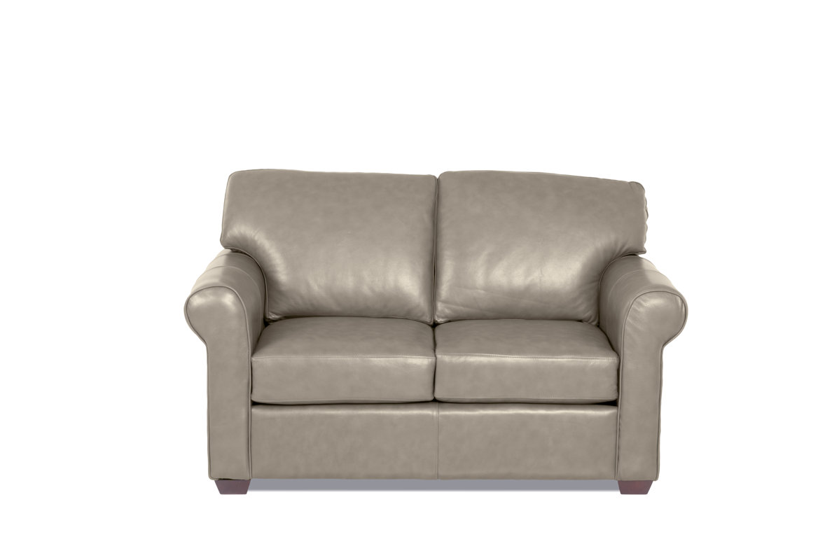 Wayfair Custom Upholstery™ Rachel Leather Loveseat & Reviews Wayfair