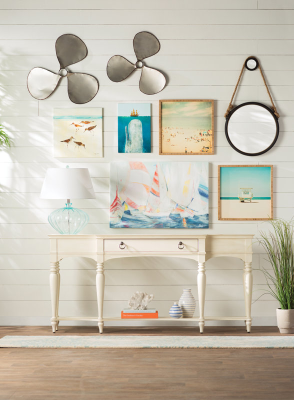 Vintage Beach Framed Photographic Print Plaque & Reviews Joss & Main