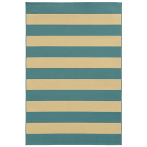 Alford Dark TealIndoor/Outdoor Area Rug