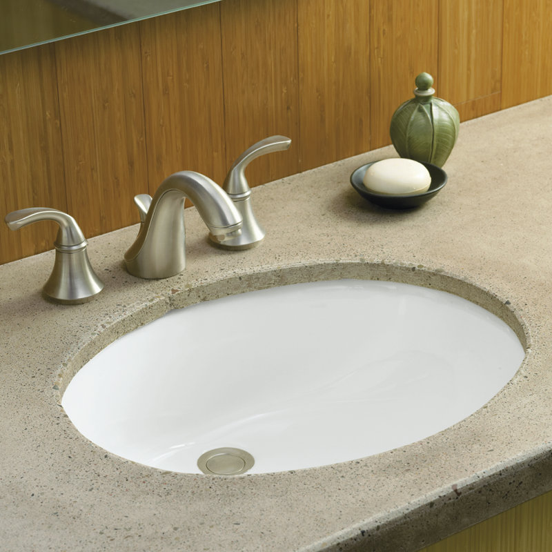 K 2210 0 33 47 Kohler Caxton Ceramic Oval Undermount Bathroom Sink Caxton Ceramic Oval Undermount Bathroom Sink With Overflow