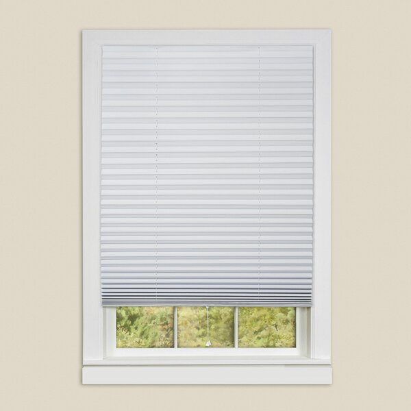 Sweet Home Collection Vinyl Room Darkening Temporary Pleated Shades ...