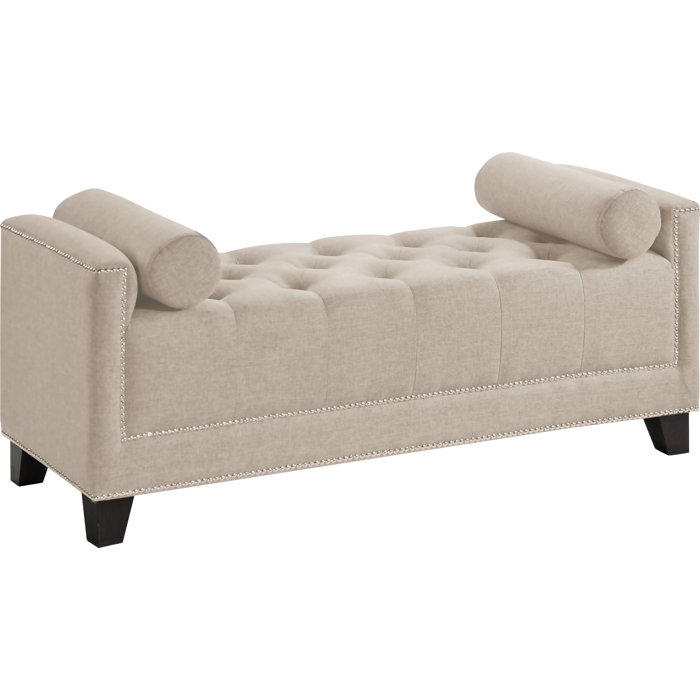 Baxton Studio Hirst Upholstered Bench