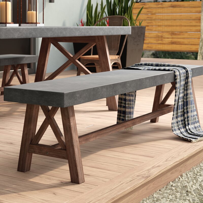 Trent Austin Design Shoreham Wood Dining Bench & Reviews Wayfair