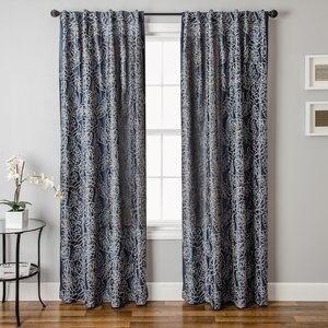 Kirschbaum Nature/Floral Single Curtain Panel