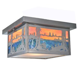 Hyde Park Quiet Pond 2-Light Flush Mount