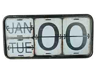 Metal Perpetual Calendar Wayfair Perpetual Vintage Metal Calendar Wall Décor