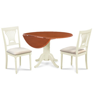 Chesterton 3 Piece Dining Set by Alcott Hill