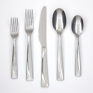 Silvanna Mirror 45 Piece Flatware Set