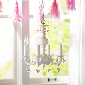 Odessa 4-Light Crystal Chandelier