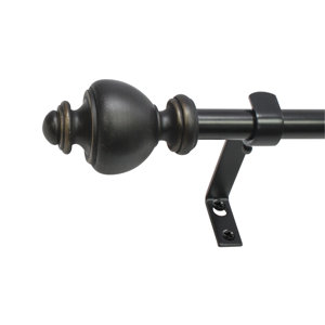 Lucerne Core Urn Telescoping Drapery Rod Set
