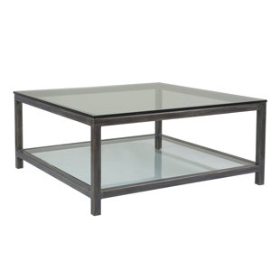 Square Gl Top Coffee Tables You Ll Love Wayfair Metal Designs Coffee Table