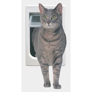 Tubby Kat with 4 Way Lock Pet Door