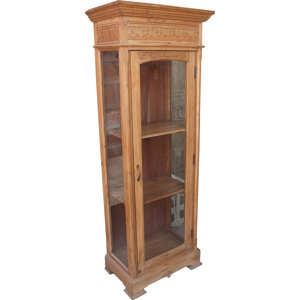 Standvitrine JH0 aus Massivholz von Caracella