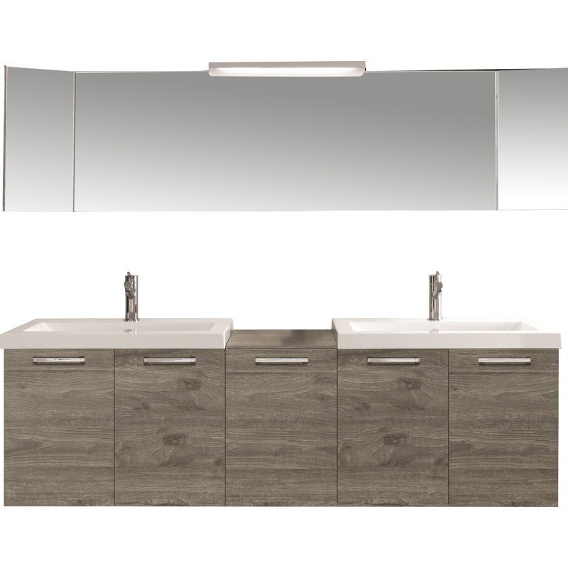 Acquaviva 69 Double Modern Bathroom Vanity Set Wayfair 69 Double Modern Bathroom Vanity Set