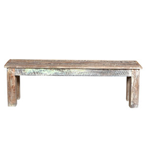Desirae Wood Bench by Bloomsbury Market