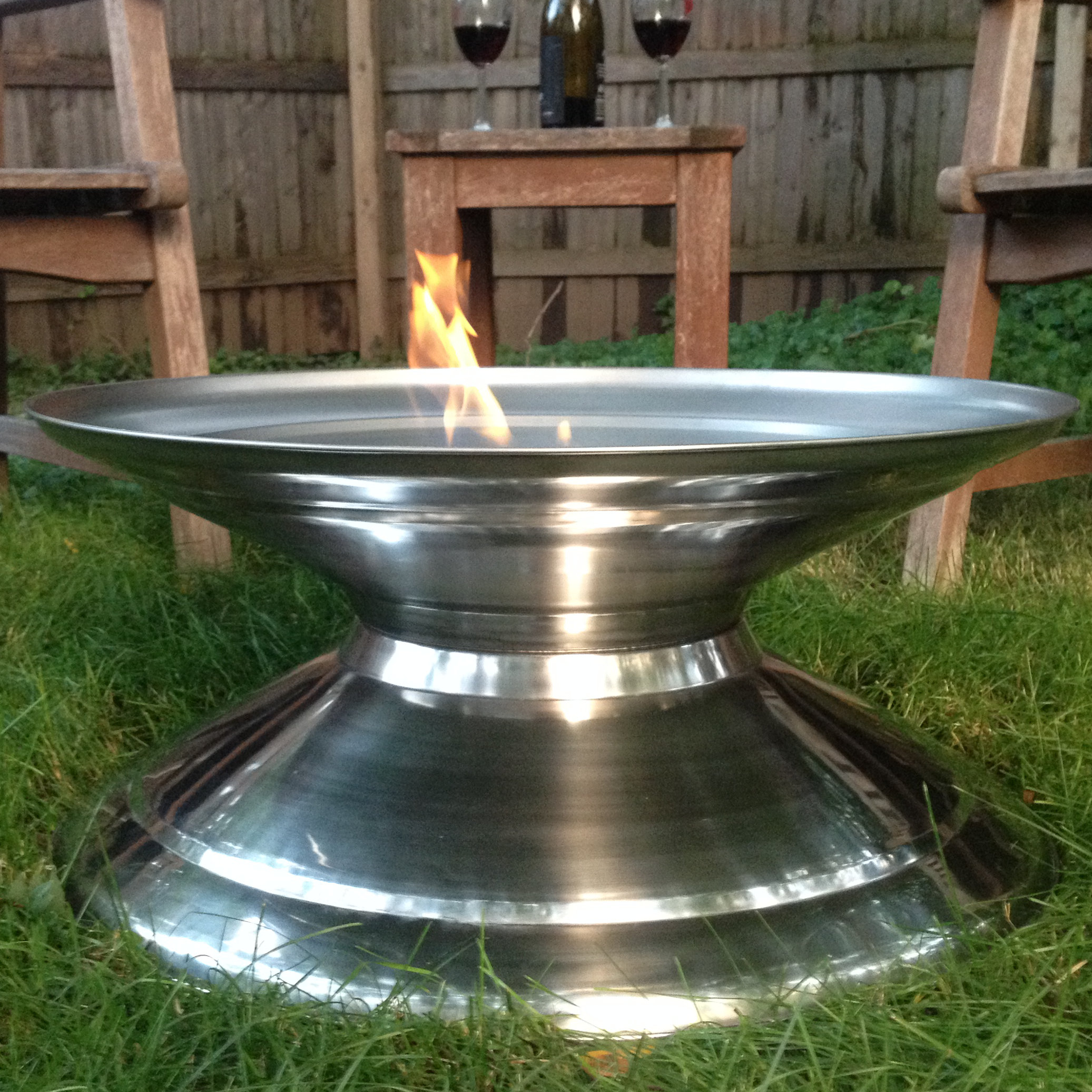 Pomegranate Solutions Stainless Steel Wood Burning Fire Pit & Reviews Wayfair