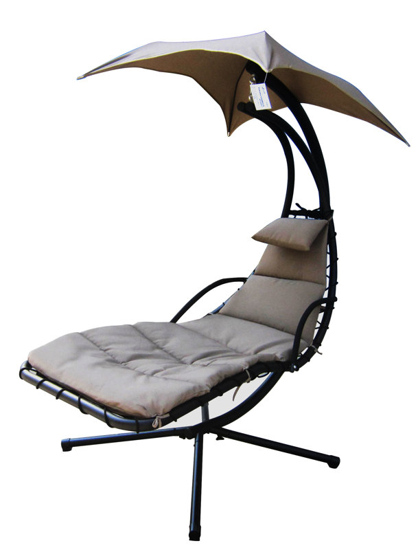 LeighCountry Banana Polyester Hanging Chaise Lounger with Stand & Reviews Wayfair