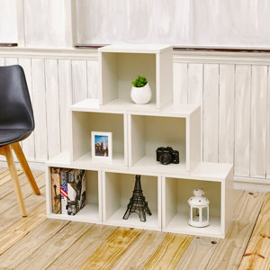 Daniell Stackable Organizer Cube Unit Bookcase (Set of 6)