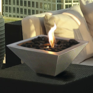 Anywhere Fireplaces Stainless Steel Gel Outdoor Fireplace