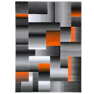 Hutchinson Orange Area Rug