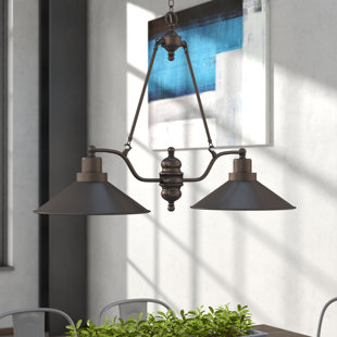 Farmhouse Rustic Kitchen Island Pendants Birch Lane Schaff 2 Light Kitchen Island Pendant