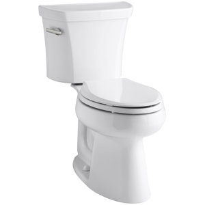 Highline Comfort Height Two-Piece Elongated 1.6 GPF Toilet with Class Five Flush Technology and Left-Hand Trip Lever
