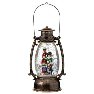Battery Operated Snow Globe Wayfair Led Battery Operated Carolers Lantern Water Globe