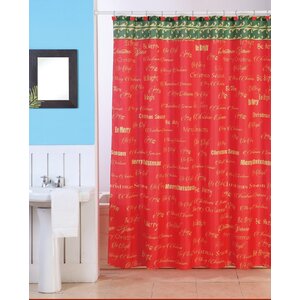 Christmas Shower Curtain Set