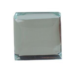 Modern Mirror Glass Cabinet Square Knob