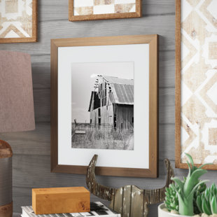 Double Gl Floating Frames Wayfair Aldo Barnwood Distress Float Picture Frame