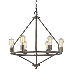 Danica 6-Light Candle-Style Chandelier