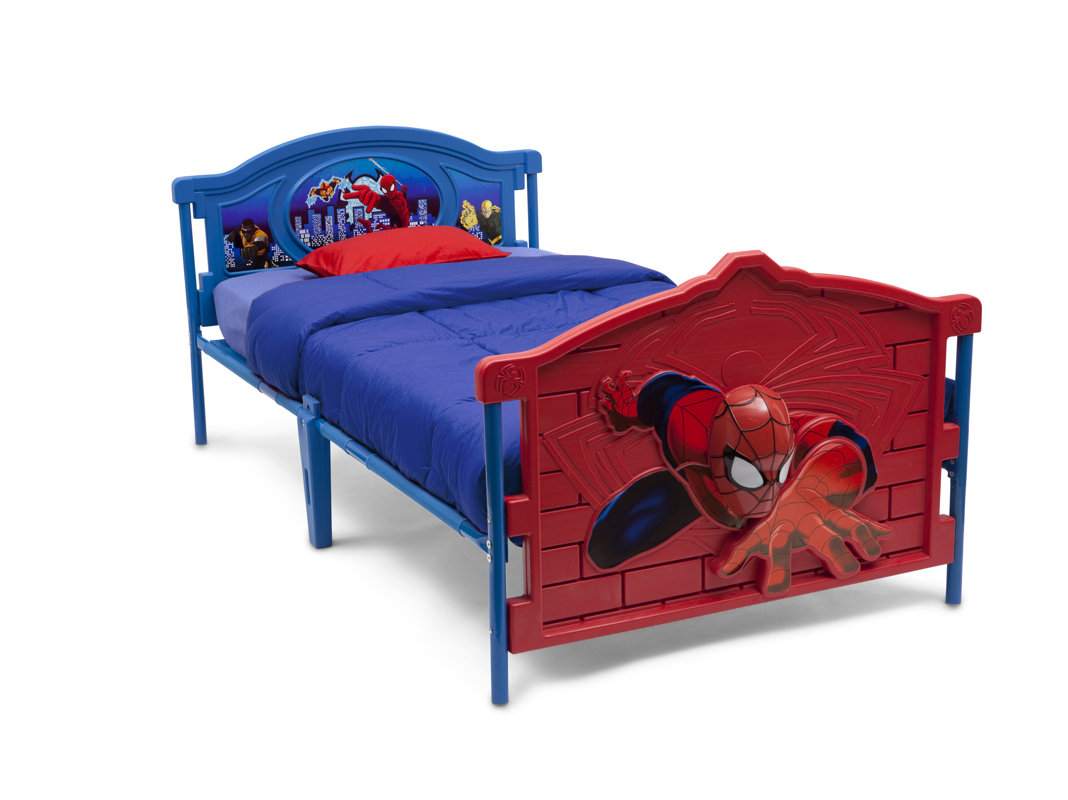 Delta Children Marvel SpiderMan 3D Twin Convertible Toddler Bed
