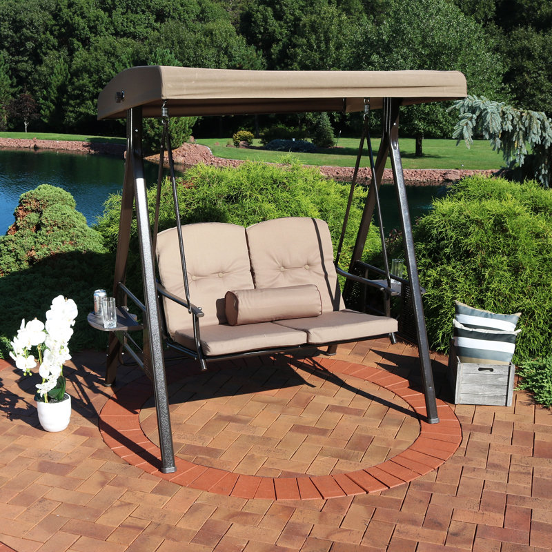 Freeport Park Woodley 2 Person Adjule Tilt Canopy Patio Loveseat Freeport Park Woodley 2 Person Adjule Tilt Canopy Patio Loveseat Porch Swing Wayfair