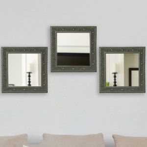 Square Wall Mirror (Set of 3)