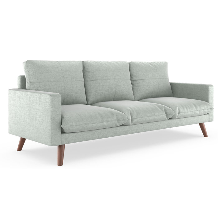 Everett Sofa Mod Velvet Silver Grey